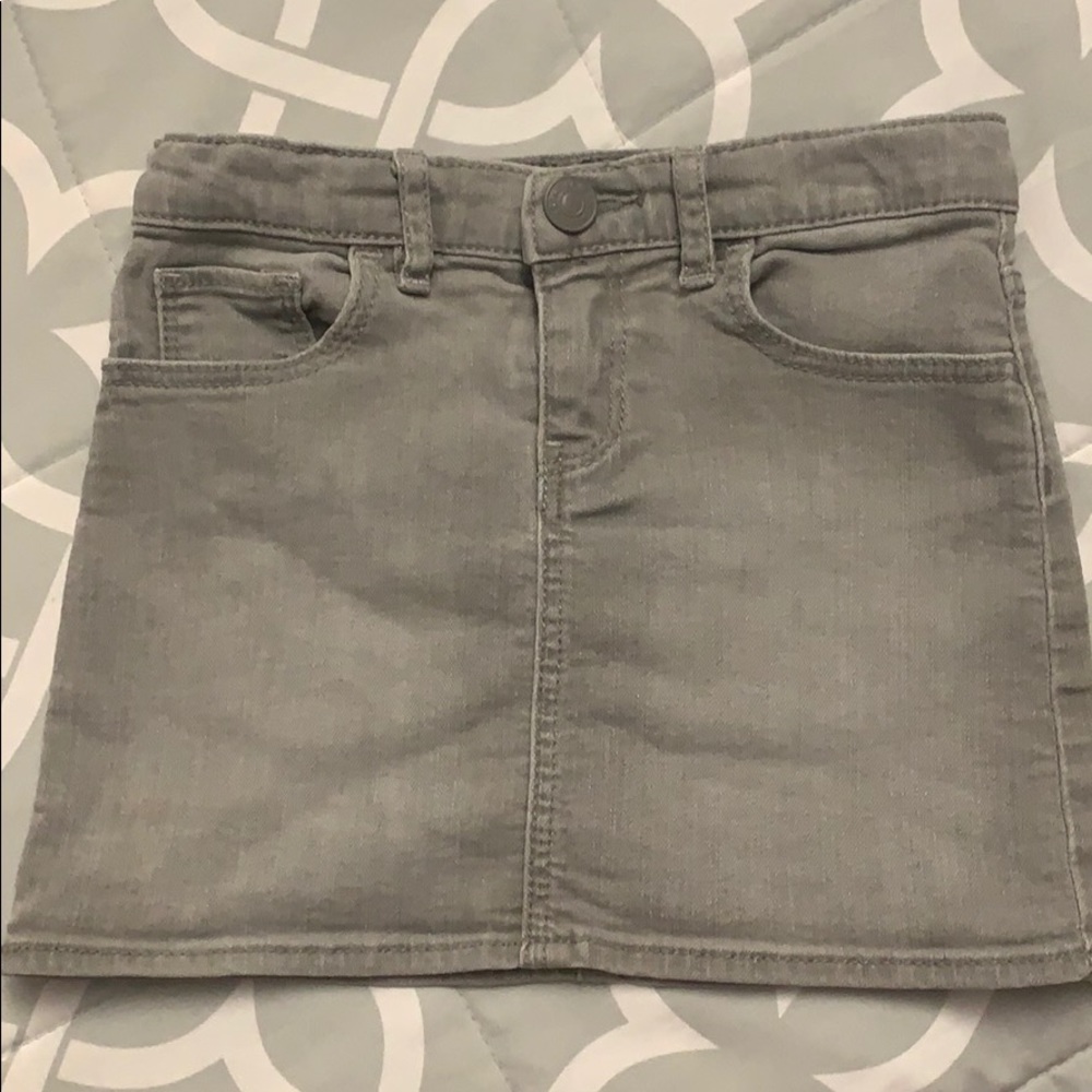 Like New, Baby Gap Gray Denim Skirt, Flawless